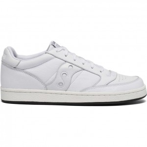 White Saucony Jazz Court Men's Sneakers | ISRAEL KWXEDY