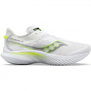 White Saucony Kinvara 14 Women's Running Shoes | ISRAEL SLNAMT