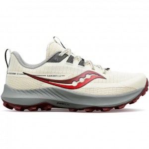 White Saucony Peregrine 13 Women's Trail Running Shoes | ISRAEL ZHSLGW