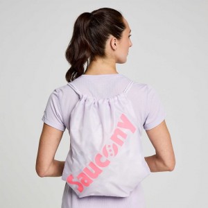 White Saucony String Women's Bag | ISRAEL NWCKYL