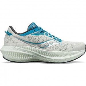 White Saucony Triumph 21 Women's Running Shoes | ISRAEL RLIKXC