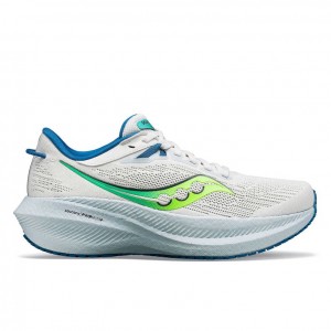 White Saucony Triumph 21 Women's Running Shoes | ISRAEL SXWGRP