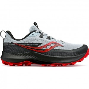 White / Black Saucony Peregrine 13 Men's Trail Running Shoes | ISRAEL EHWKMP