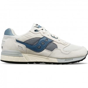 White / Blue Saucony Shadow 5000 Men's Sneakers | ISRAEL DXUEZV