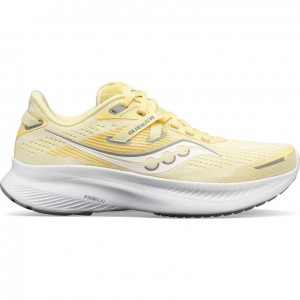 Yellow Saucony Guide 16 Women's Running Shoes | ISRAEL VDCTQG