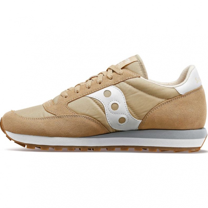 Beige Saucony Jazz Original Women's Sneakers | ISRAEL RUVMSB