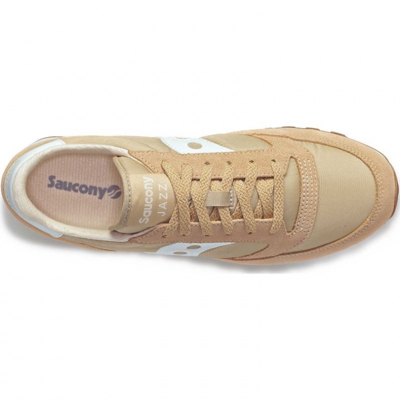 Beige Saucony Jazz Original Women's Sneakers | ISRAEL RUVMSB