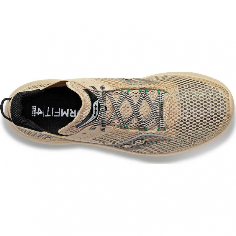 Beige Saucony Kinvara 14 Men's Running Shoes | ISRAEL YFALWX