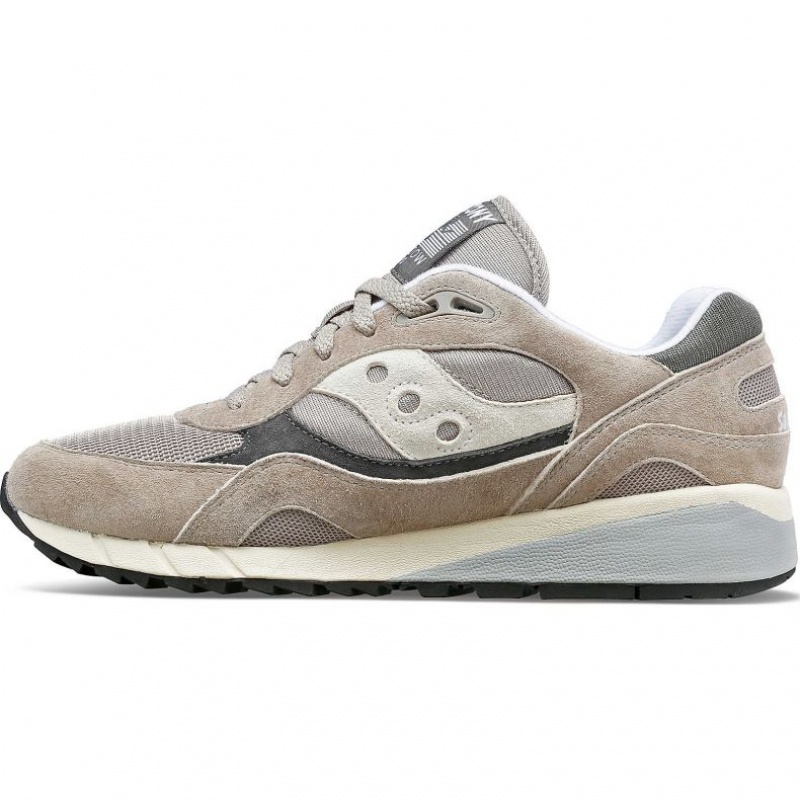 Beige Saucony Shadow 6000 Men's Sneakers | ISRAEL JPDFZL