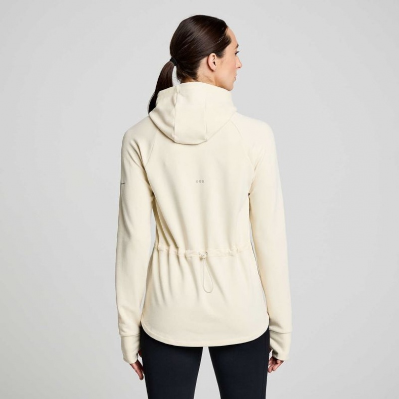 Beige Saucony Triumph Tunic Women's Hoodie | ISRAEL ZMQGEK