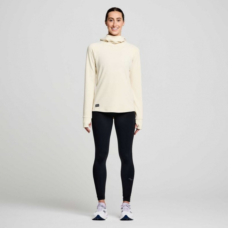 Beige Saucony Triumph Tunic Women's Hoodie | ISRAEL ZMQGEK