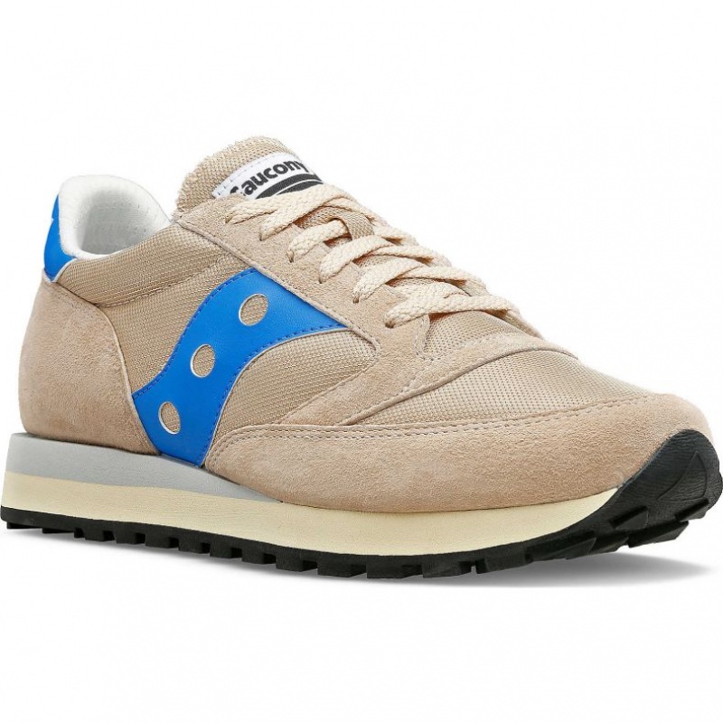 Beige / Blue Saucony Jazz 81 Men's Sneakers | ISRAEL YNPOKH