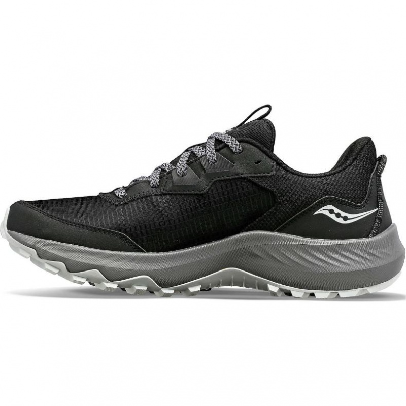 Black Saucony Aura TR Men's Trail Running Shoes | ISRAEL VOGWMN