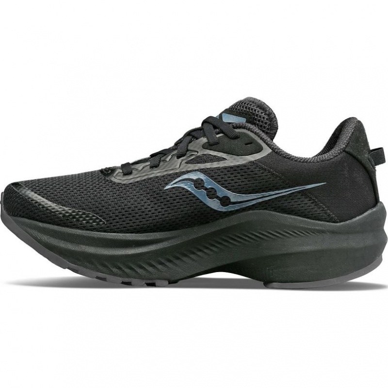 Black Saucony Axon 3 Men's Running Shoes | ISRAEL SWICMV