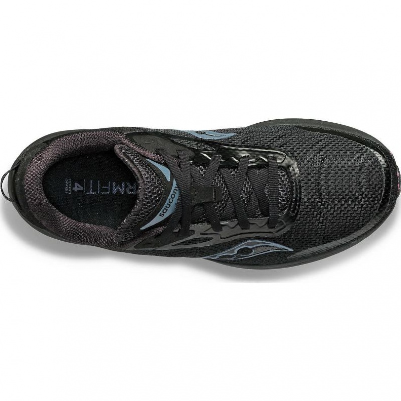 Black Saucony Axon 3 Men's Running Shoes | ISRAEL SWICMV