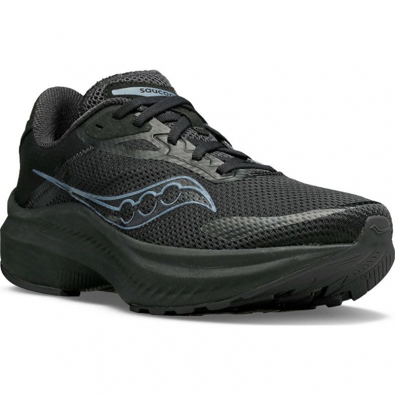 Black Saucony Axon 3 Men's Running Shoes | ISRAEL SWICMV