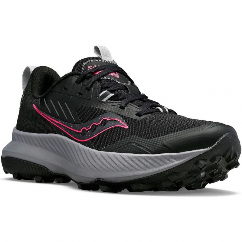 Black Saucony Blaze TR Women's Trail Running Shoes | ISRAEL KFRUNW