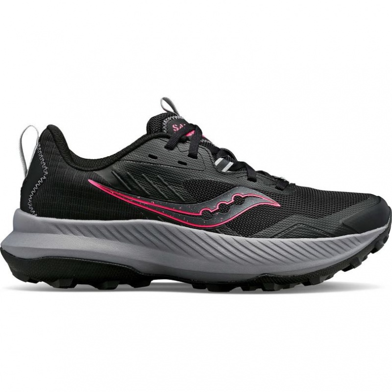 Black Saucony Blaze TR Women\'s Trail Running Shoes | ISRAEL KFRUNW