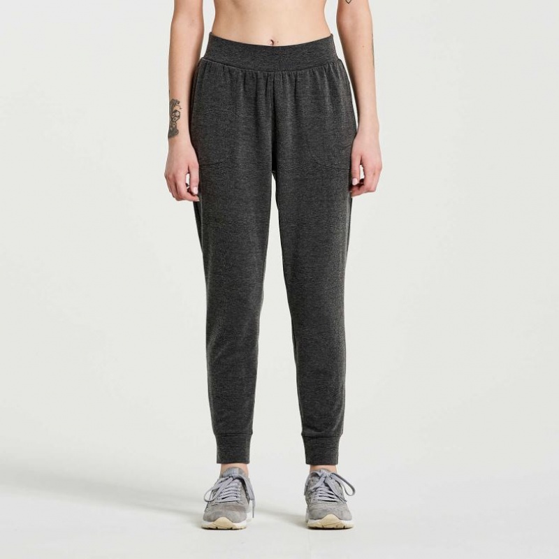 Black Saucony Boston Women\'s Jogger | ISRAEL IBFOTM