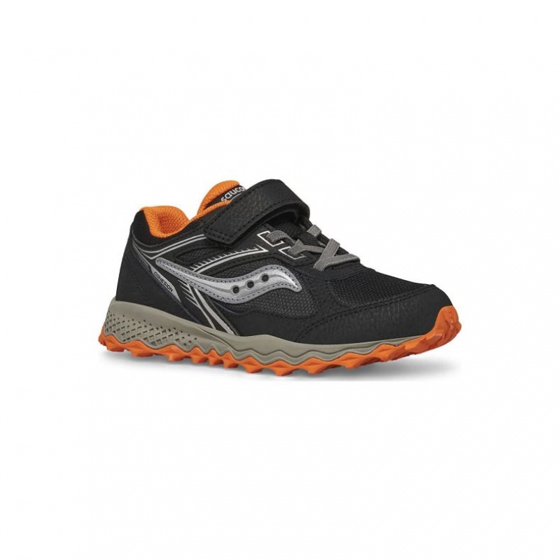 Black Saucony Cohesion TR14 A/C Big Kids' Sneakers | ISRAEL JAGFBY