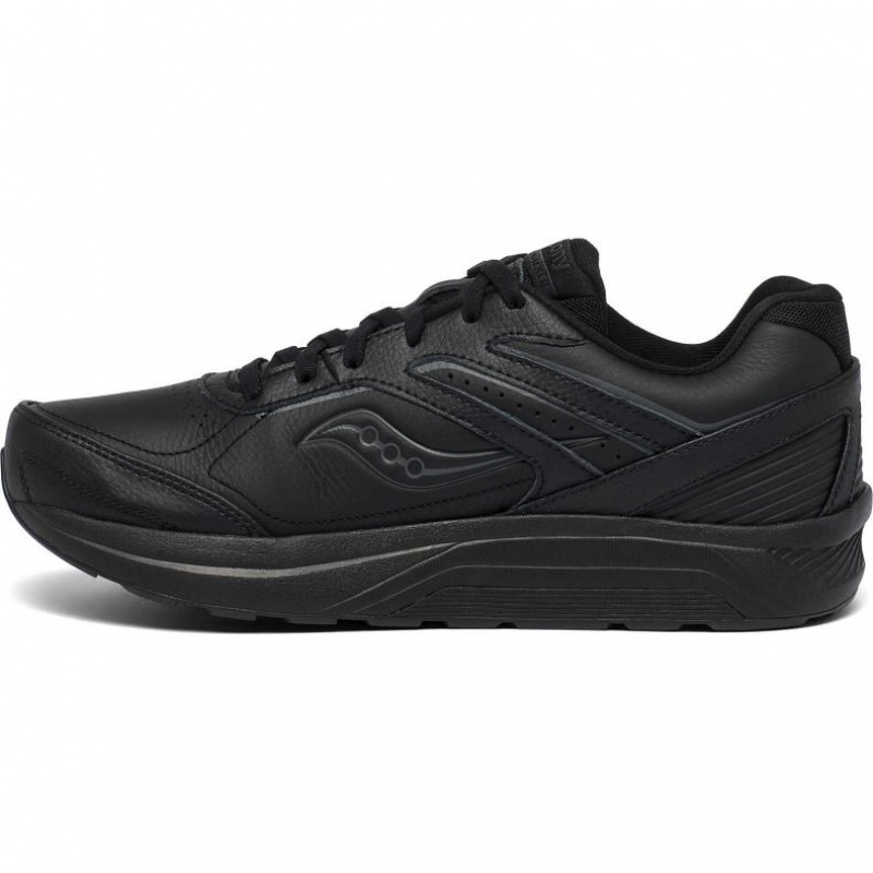 Black Saucony Echelon Walker 3 Extra Men's Wide Running Shoes | ISRAEL XZTQLG