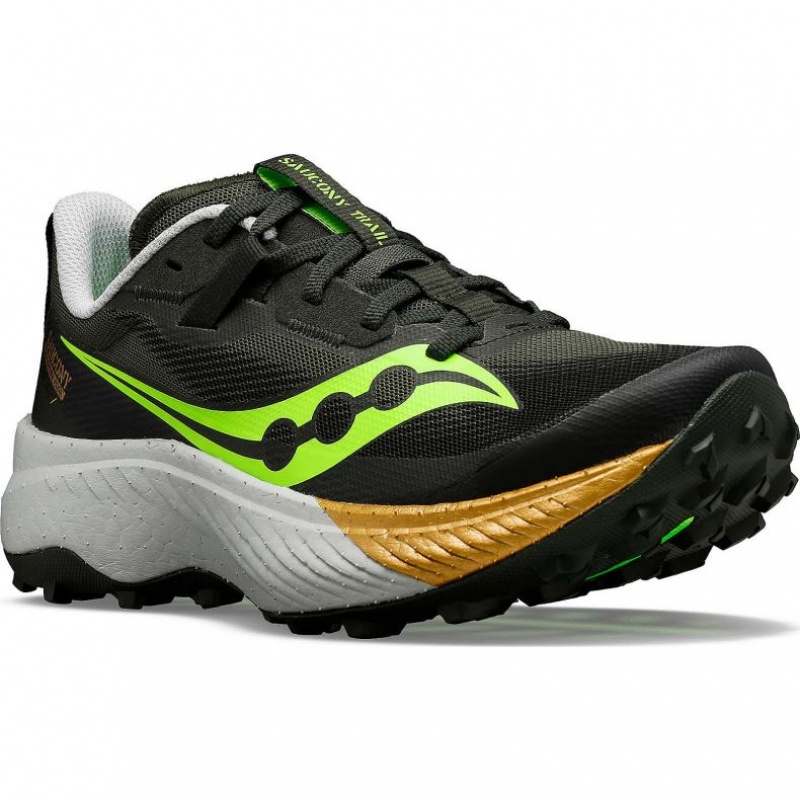 Black Saucony Endorphin Edge Men's Trail Running Shoes | ISRAEL BLFXPC