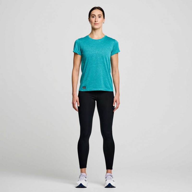 Black Saucony Fortify 7/8 Women's Tight | ISRAEL MBEZJL