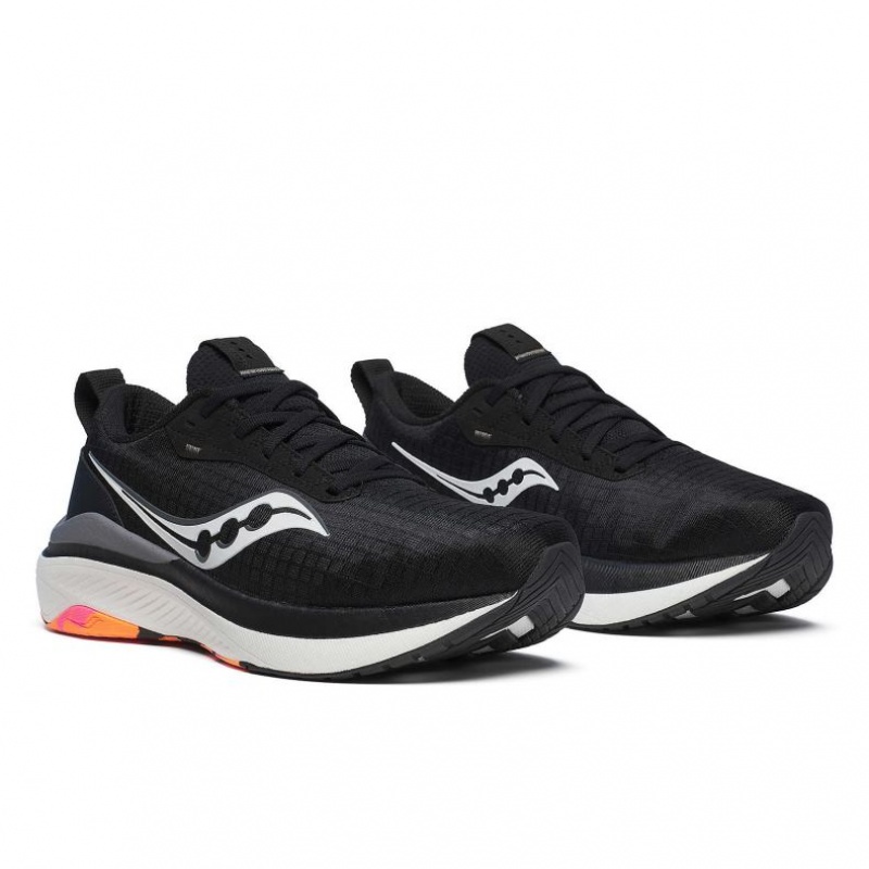 Black Saucony Freedom Crossport Men's Running Shoes | ISRAEL WJPHTF