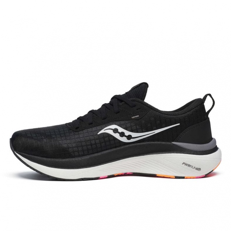 Black Saucony Freedom Crossport Men's Running Shoes | ISRAEL WJPHTF