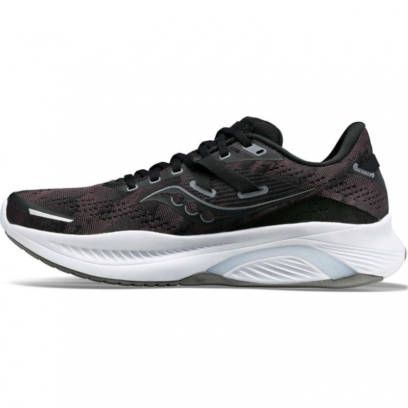 Black Saucony Guide 16 Men's Running Shoes | ISRAEL OHRNZA