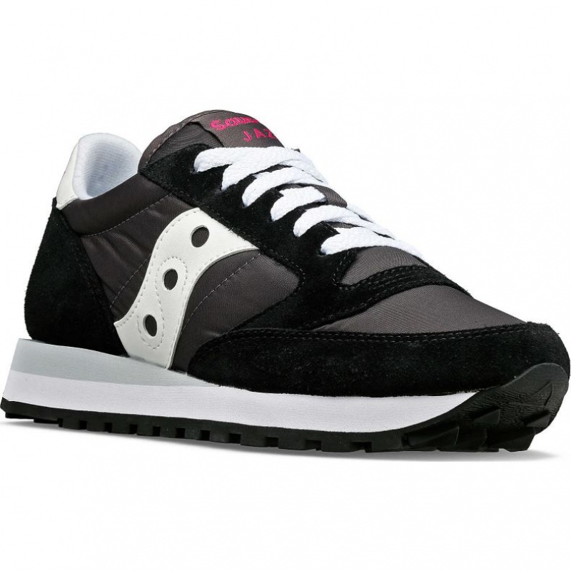 Black Saucony Jazz Original Women's Sneakers | ISRAEL ADSTNJ