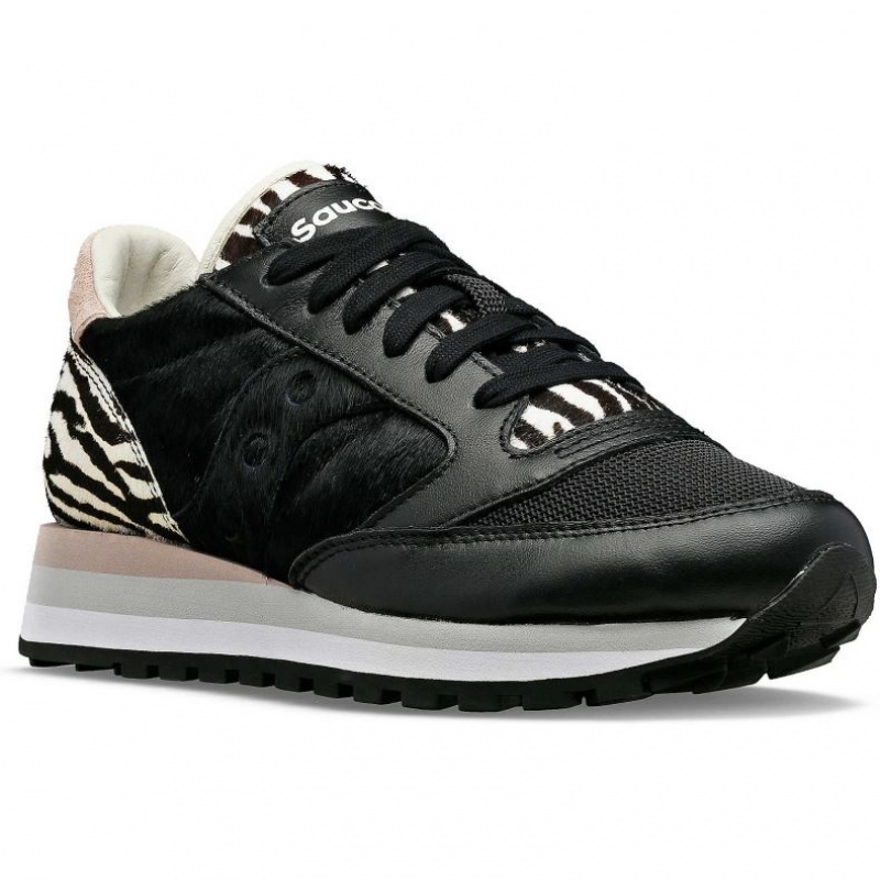 Black Saucony Jazz Triple Women's Sneakers | ISRAEL ORUQBF