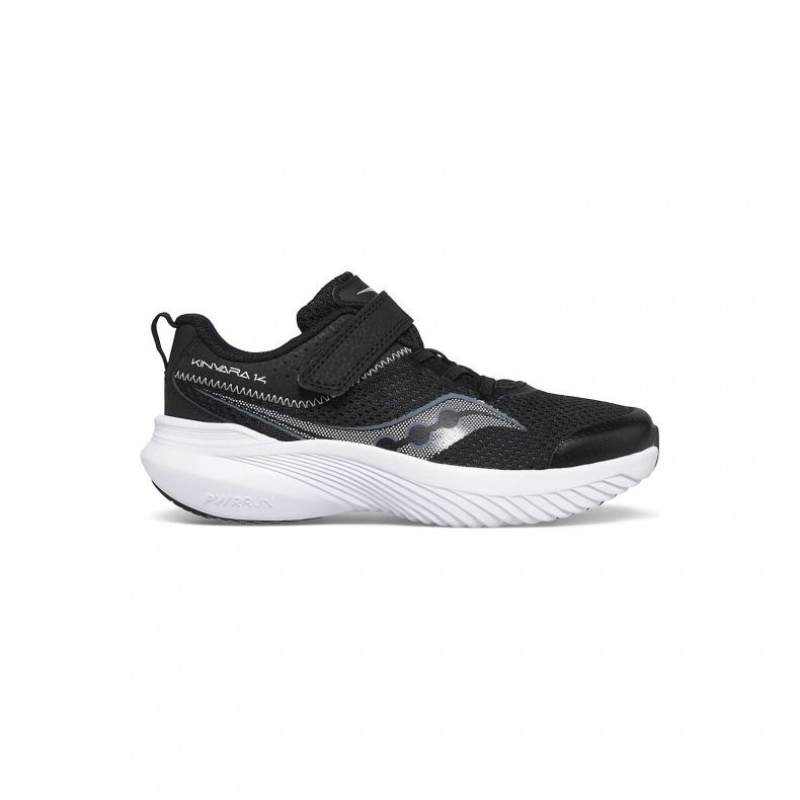 Black Saucony Kinvara 14 A/C Big Kids\' Sneakers | ISRAEL IFAMHJ