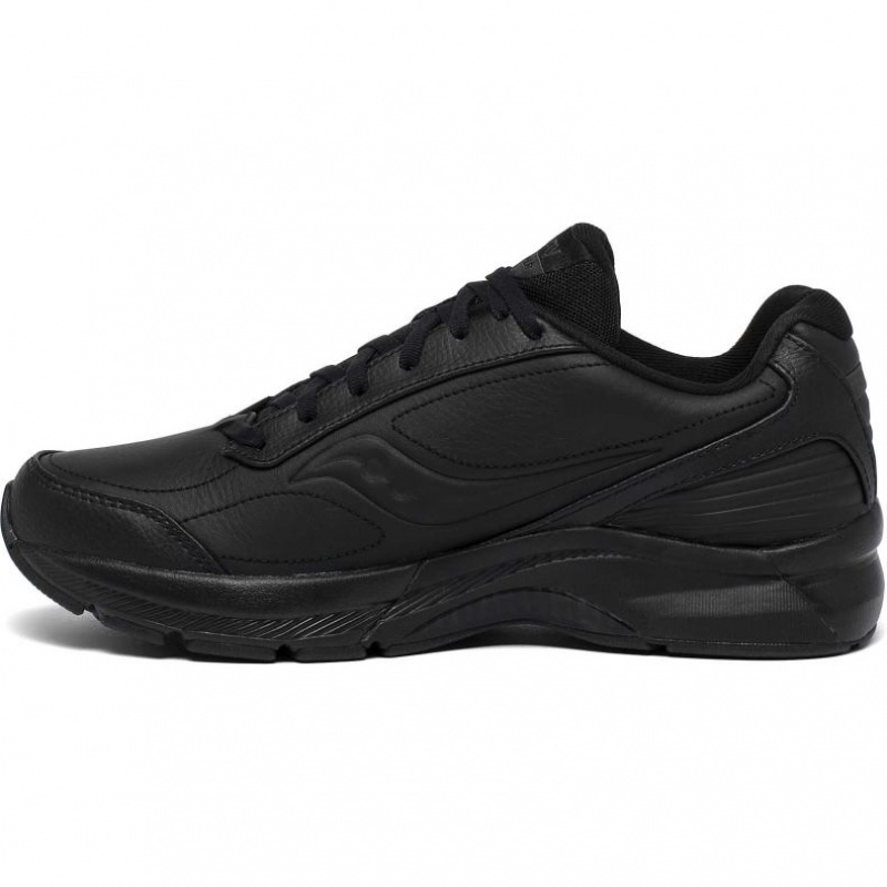 Black Saucony Omni Walker 3 Men's Wide Running Shoes | ISRAEL YWABLN