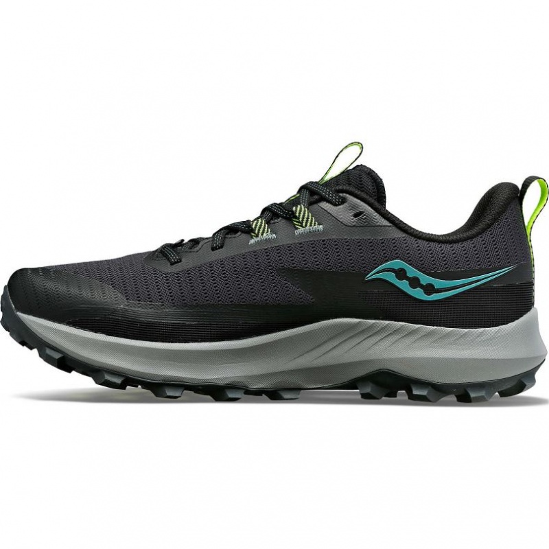 Black Saucony Peregrine 13 Men's Trail Running Shoes | ISRAEL MDUGCI