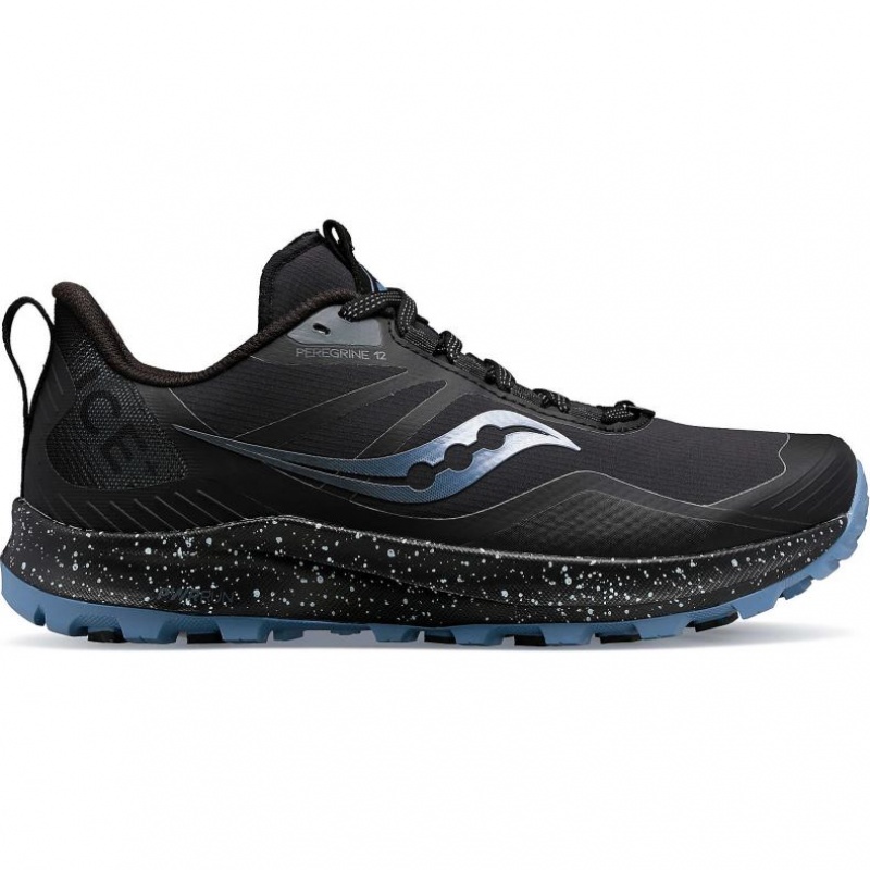 Black Saucony Peregrine ICE+ 3 Women\'s Trail Running Shoes | ISRAEL JNOBRI