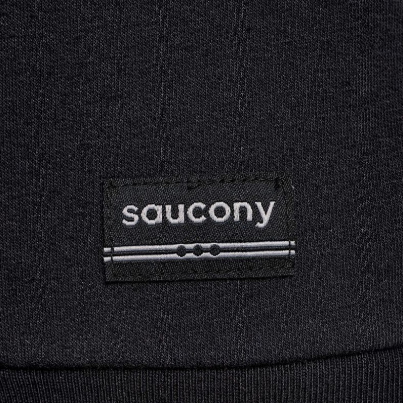 Black Saucony Recovery Zip Tunic Women's Hoodie | ISRAEL BDPAYE