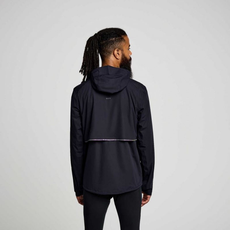 Black Saucony Runshield Men's Jacket | ISRAEL EQUPYT