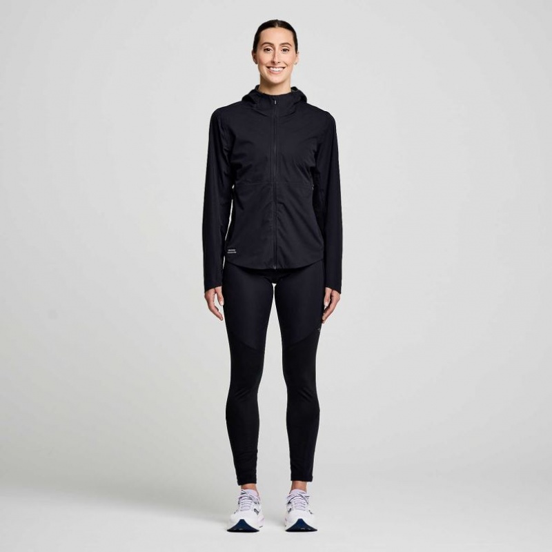 Black Saucony Runshield Women's Jacket | ISRAEL HAEPMT