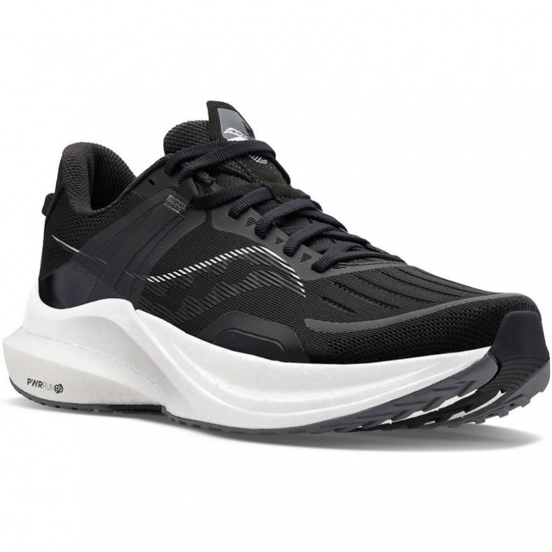 Black Saucony Tempus Men's Running Shoes | ISRAEL USRZLO