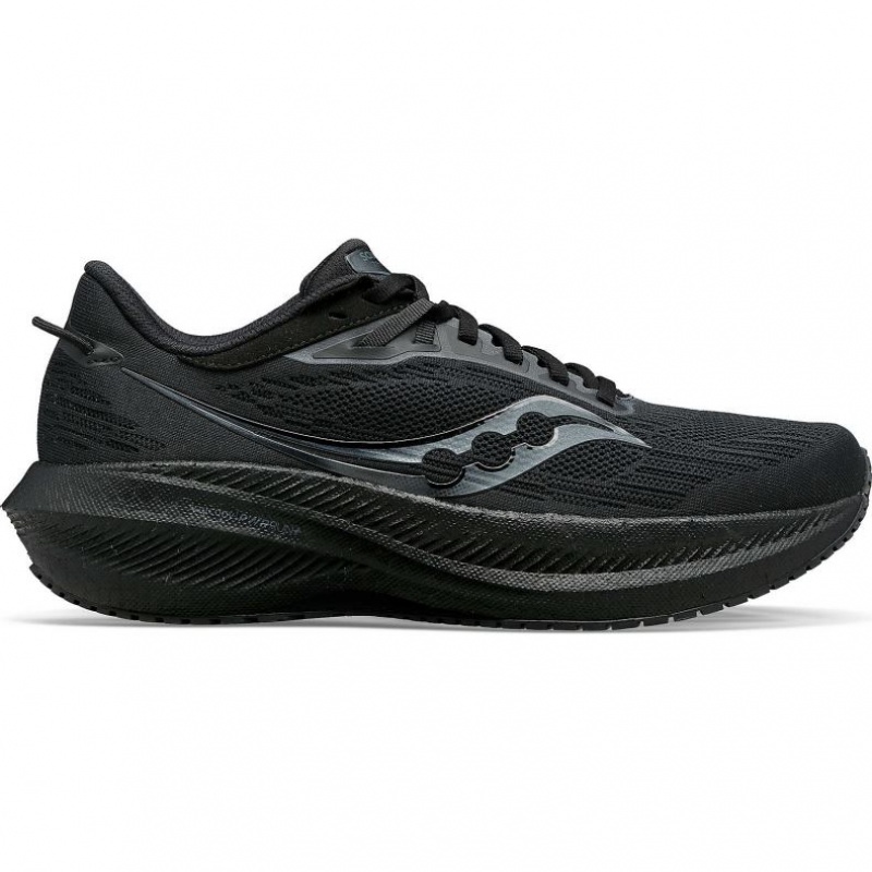 Black Saucony Triumph 21 Men\'s Running Shoes | ISRAEL ZJUFMK