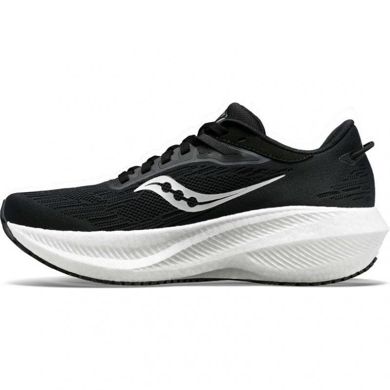 Black Saucony Triumph 21 Women's Running Shoes | ISRAEL KCFDSU