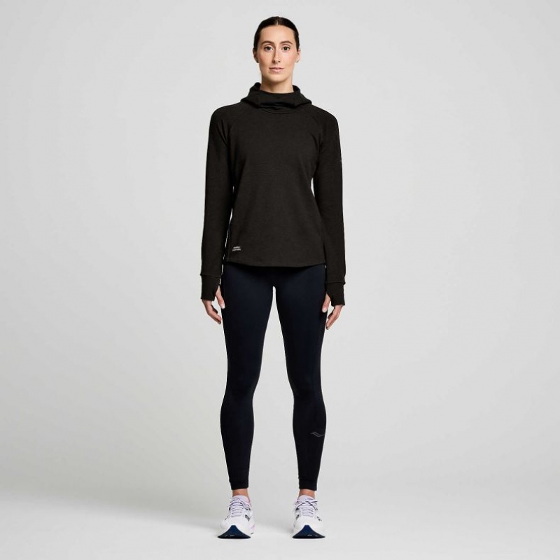 Black Saucony Triumph Tunic Women's Hoodie | ISRAEL CQIUFJ