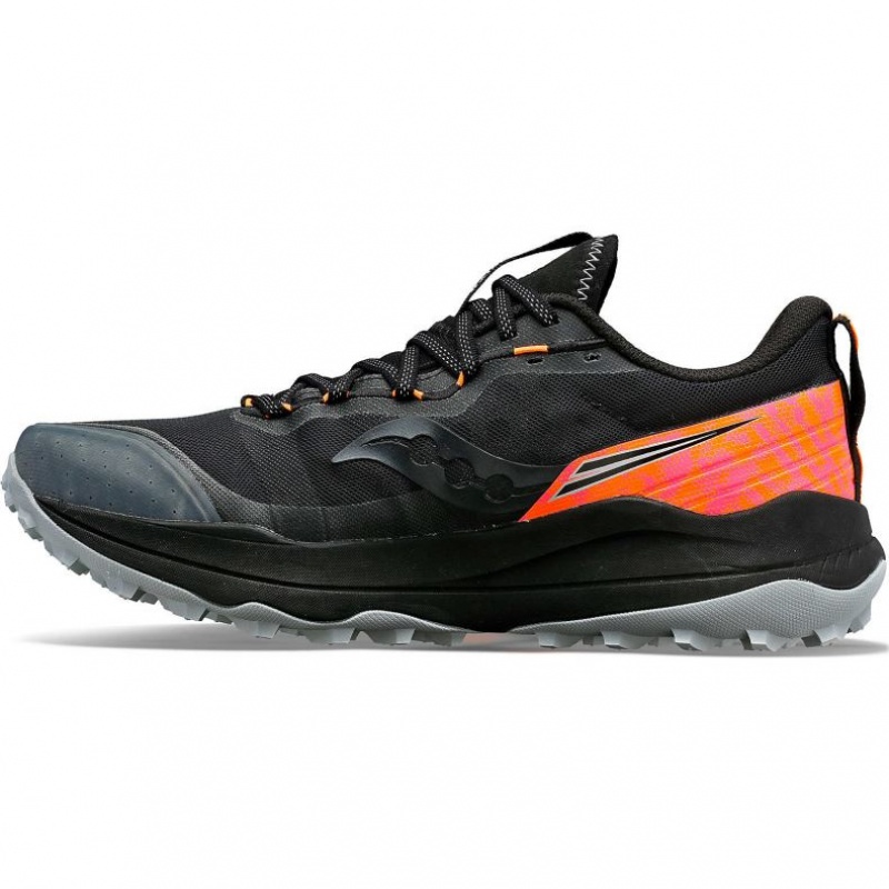 Black Saucony Xodus Ultra 2 Men's Trail Running Shoes | ISRAEL VRWGAP