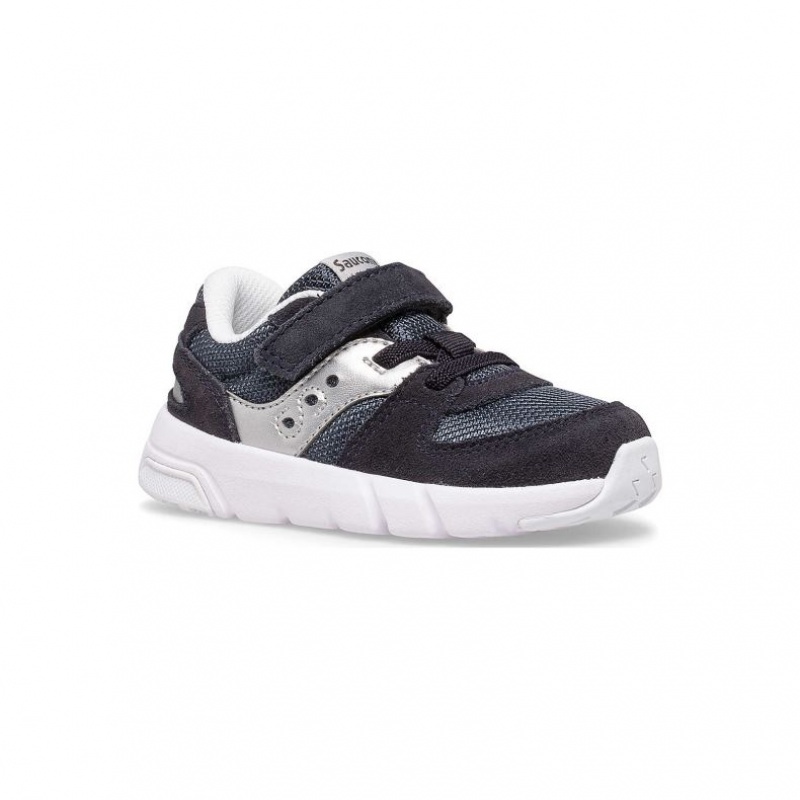 Black / Silver Saucony Jazz Lite 2.0 Little Kids' Sneakers | ISRAEL GYZMXF