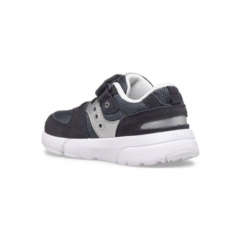 Black / Silver Saucony Jazz Lite 2.0 Little Kids' Sneakers | ISRAEL GYZMXF