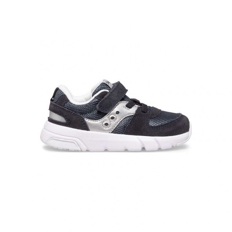 Black / Silver Saucony Jazz Lite 2.0 Little Kids\' Sneakers | ISRAEL GYZMXF