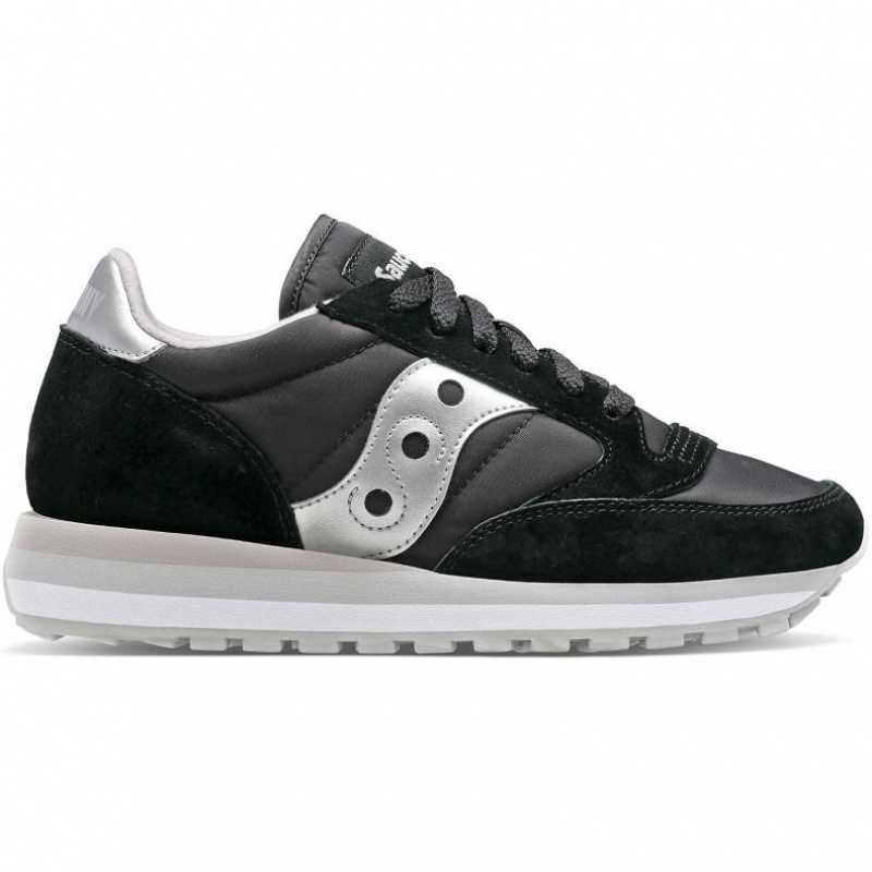 Black / Silver Saucony Jazz Triple Women\'s Sneakers | ISRAEL RGXPQS