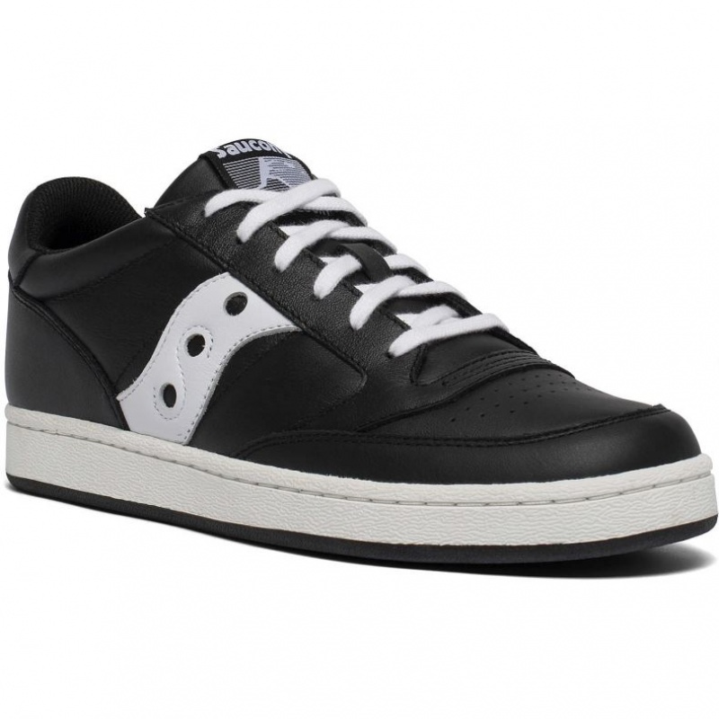 Black / White Saucony Jazz Court Men's Sneakers | ISRAEL CNBERQ