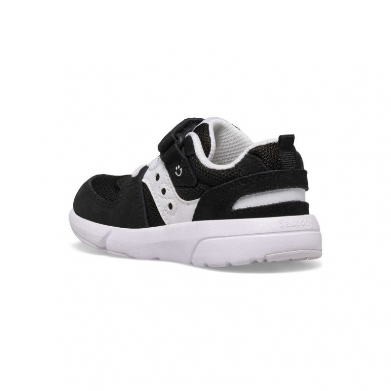 Black / White Saucony Jazz Lite 2.0 Little Kids' Sneakers | ISRAEL XVRHLI